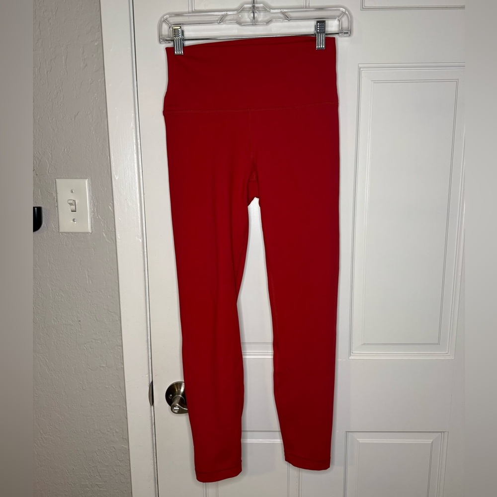 90 Degree Red Leggings